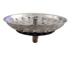 CESTELLO PER LAVELLI UNIVERSALE  DIA. 79  INOX SP. 0,6 C/PERNO E POMOLO H.38 - 00403