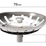 CESTELLO PER LAVELLI UNIVERSALE  DIA. 79  INOX SP. 0,6 C/PERNO E POMOLO H.38 - 00403 - immagine 4