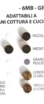 INIETTORI CONF. 5 UGELLI 6 MB GPL ADATT. - HG41 - immagine 2