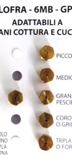 INIETTORI CONF.6 UGELLI 6 MB GPL LOFRA - HG51 - immagine 2