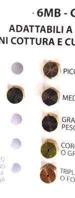 INIETTORI CONF.6 UGELLI 6 MB GPL CANDY/S - HG55