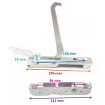 CF61 CERNIERE FORNO TIPO GAS FIRE - CF1790 - immagine 4