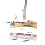 CF77 CERNIERA FORNO TIPO GAS FIRE 148X21 - CF1792 - immagine 2