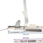 CF106 CERNIERE FORNO TIPO GLEM GAS ELBA - CF2193 - immagine 2