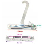 CF13 CERNIERA FORNO TIPO INDESIT 155X21 - CF2790 - immagine 2