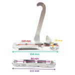 CF71 CERNIERA FORNO TIPO LOFRA 155X21 - CF3290 - immagine 3