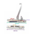 CF25 KIT CERNIERA FORNO ZANUSSI - KCF6790 - immagine 2