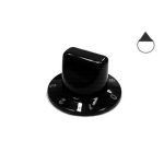 MANOPOLA ARISTON MARRONE FORO 7 G-2 - M0222 - immagine 2