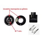 MANOPOLA ARISTON NERA FORO 7 G+9 - M0225 - immagine 2
