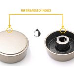 MANOPOLA TIPO ARISTON DIA.6 PIANO DX G+2 - C00142721 - M0235 - immagine 4