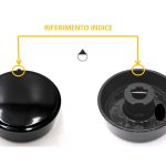 MANOPOLA TIPO ARISTON DIA. 6 PIANO INDICE G+2 - NERO - M0237 - immagine 3