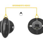 MANOPOLA TIPO FRANKE DIA.6 G+9 NERA PIANO IND - M1529BIS - immagine 4