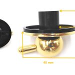 MANOPOLA TIPO X ILVE DIA.8 G+2 NER-ORO - M2617 - immagine 11