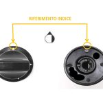 MANOPOLA INDESIT NERA - M2726 - immagine 2