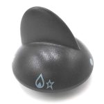 MANOPOLA TIPO ZANUSI NERA - M4456 - immagine 2