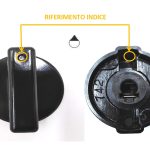 MANOPOLA X CANDY DIA.6 PIAN IND NERO G+2 - M5465 - immagine 3