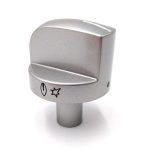 MANOPOLA TIPO TECNOGAS ARGENTO FORO 8 - M5952 - immagine 2