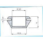 DARE P0052 - PULSANTE IN GOMMA ACCENSIONE PER NARDI - P0055
