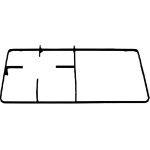 GRIGLIA PIATTINO SAMET 1F.+P. 468x229 - P4760 - immagine 2