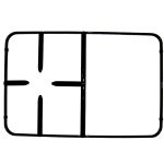 GRIGLIA PIATT. 1F + P.. TECNOGAS 418X275 - P5973 - immagine 3