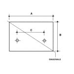 VETRO FORNO INTERNO X TECNOGAS 446X300 F - VI5972 - immagine 2