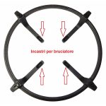 GRIGLIA GHISA 1 F. DIA. 21 - G2518 - immagine 3
