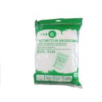 SACCHETTO PER VK135 VK136 MICROFIBRA -  MADE IN ITALY CONFEZIONE 6 PZ. - AF0018