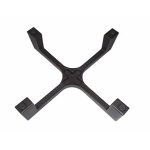 GRIGLIA IN GHISA 1 F. CENTR. REX / ELECTROLUX 430X255 - G4436 - immagine 3